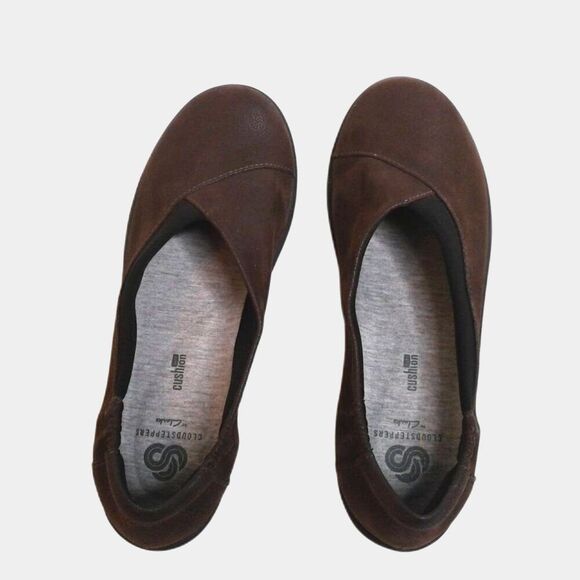Clarks Cloudsteppers Womens Sillian Jetay Slip On Loafer Flats Brown Size 6.5 - Picture 6 of 10